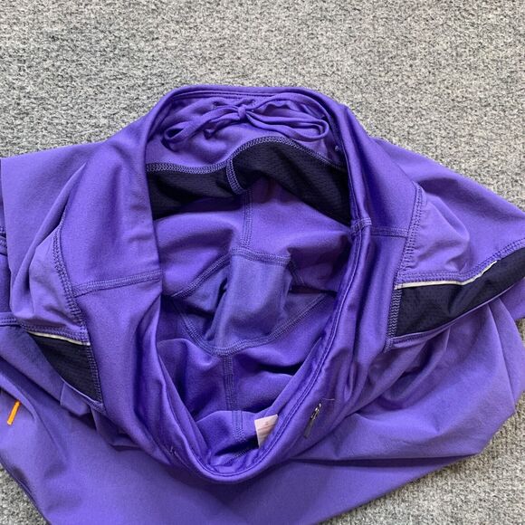 Lucy Skort Women XS Extra Small Purple Navy Reflective Curved Hem Stretch Panel - Picture 6 of 11